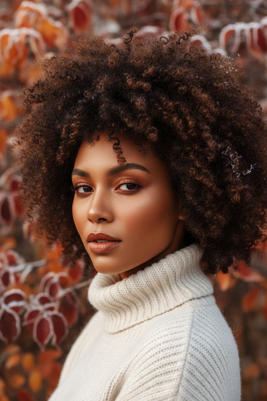 Bracing the Chill: How to Keep Your Kinky-Coily Crown Thriving This Cold Season (High vs. Low Porosity Guide)
